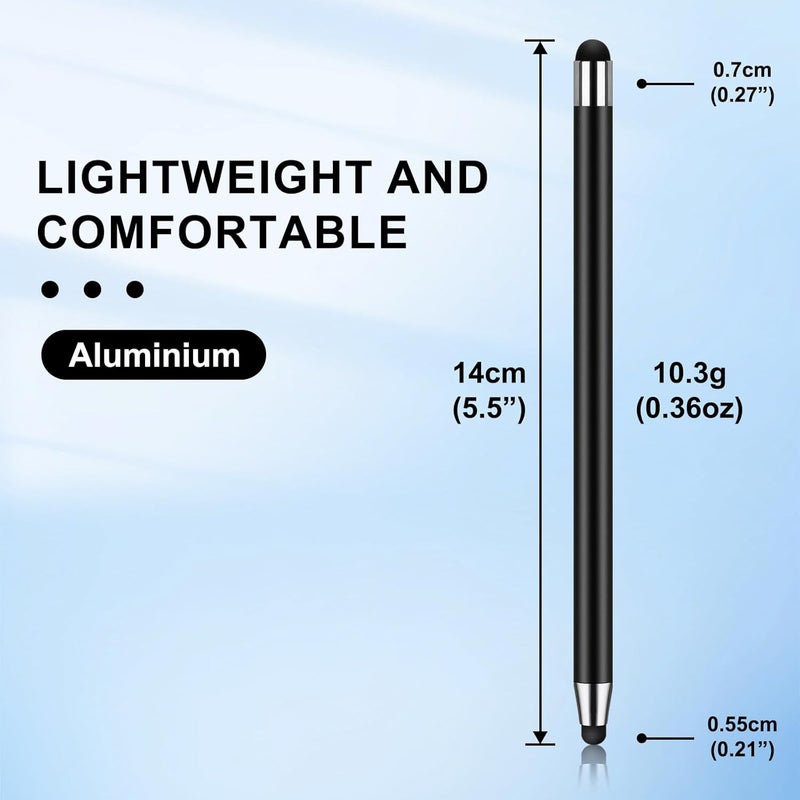 SLKIJDHFB 10Pack Stylus Pen,Stylus Pens for Touchscreen, 2-in-1High Precision and Sensitivity Stylus Pen for iPad,iPhone,Smartphones,Android and Tablets,All Universal Touch Screen Devices(10Stylus Pen+20 Tips) - Image 2